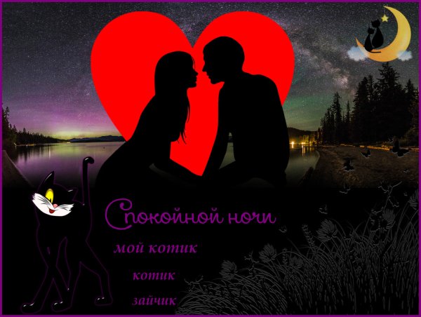 Спокойной ночи девушке любимой