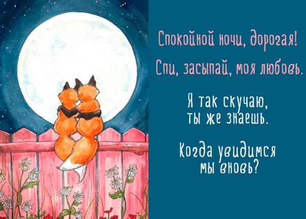 Спокойной ночи любимая