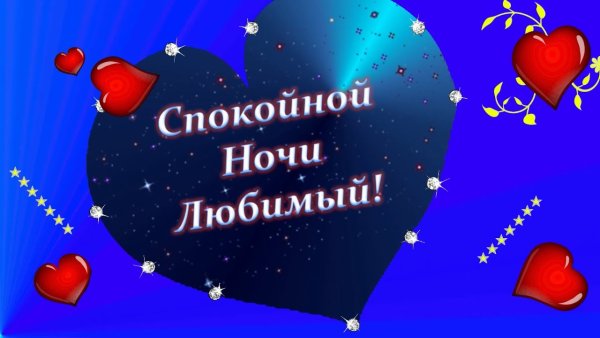 Спокойной ночи любимый единственный мой мужчина