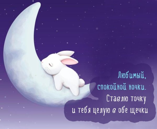 Спокойной ночи зайчик мой