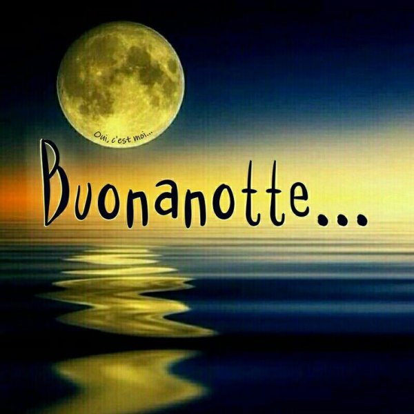 Buonanotte на итальянском