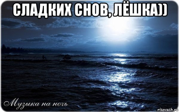 Спокойной ночи Саша