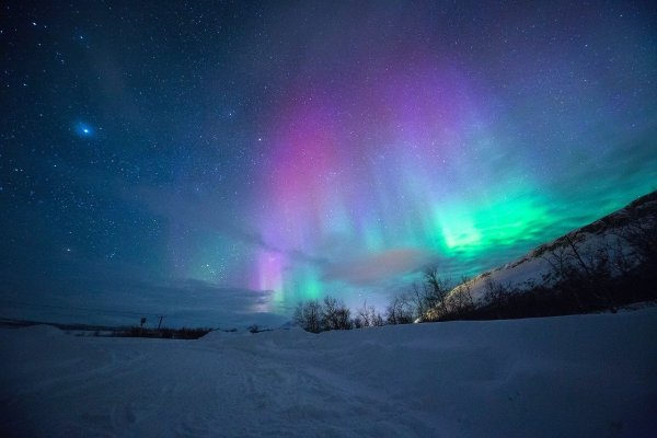 Антарктида Северное сияние