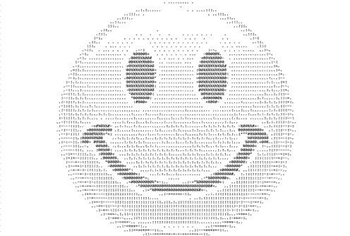 Рисунки символами