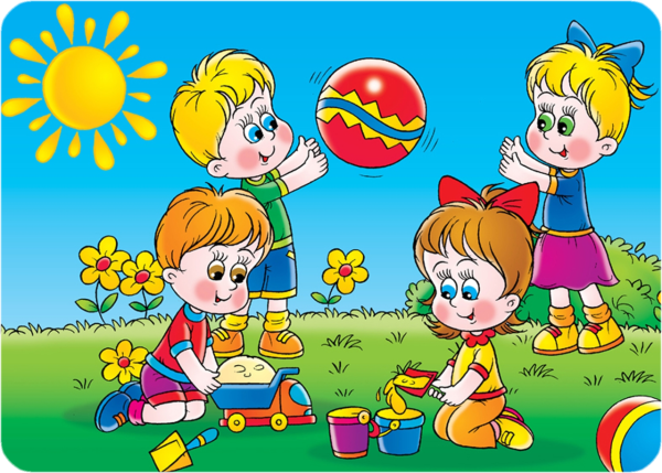 Дети на радуге вектор