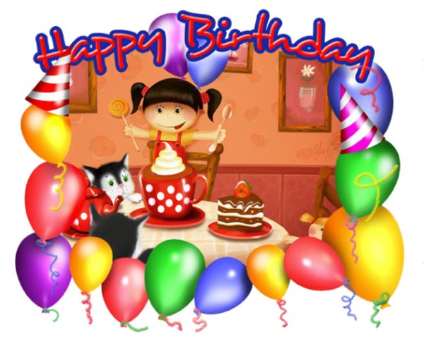 С именинником