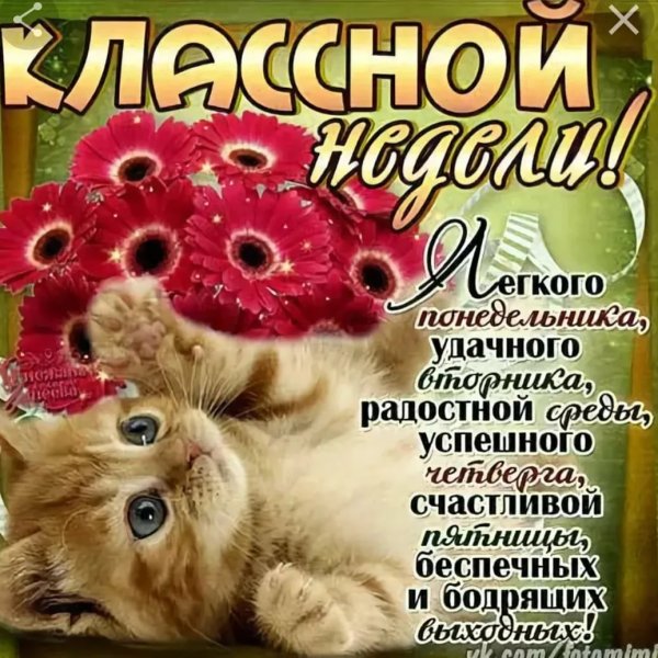 Открытки удачного понедельника