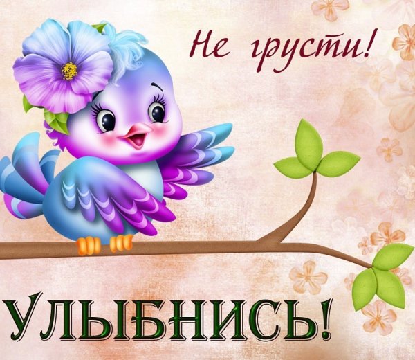 Открытка "не грусти!"