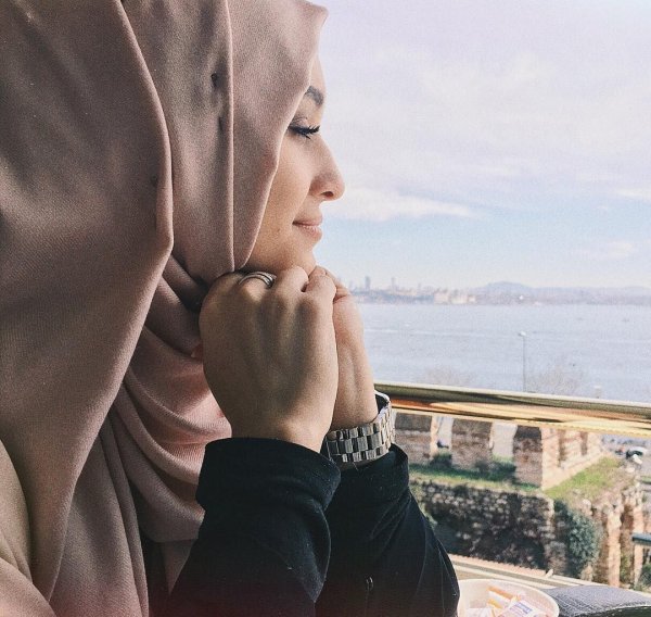 Мусульманка в платке