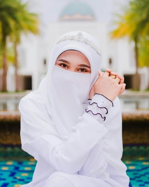 Никаб хиджаб мусульманка