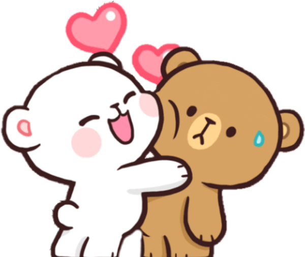 Стикер поцелуй