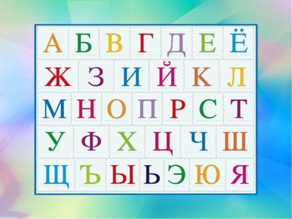 Алфавит русский для детей