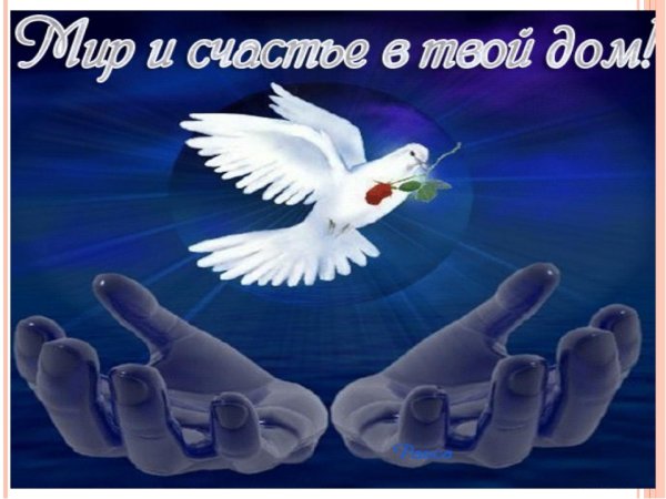 Счастья мира и добра вашей семье