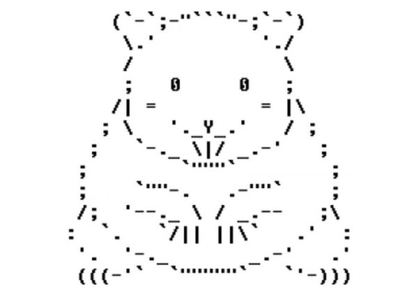 Рисунки из символов