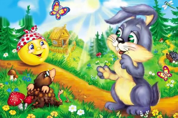 Иллюстрация к сказке Колобок