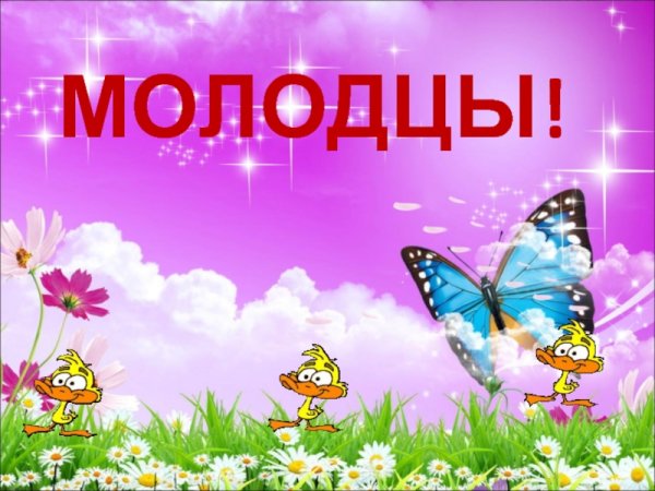 Слайд молодцы