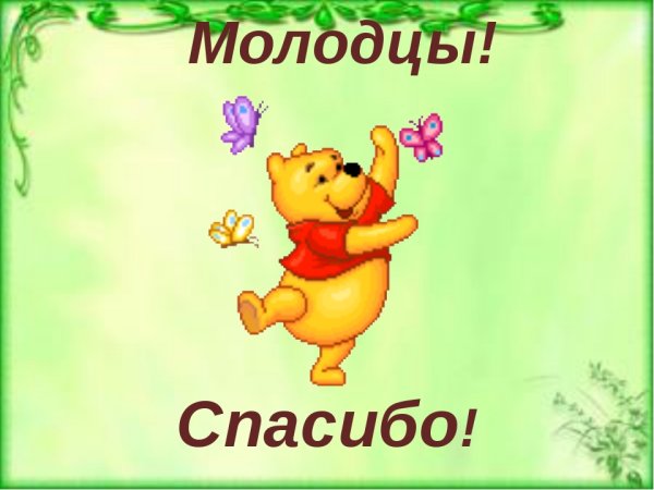 Спасибо вы молодцы