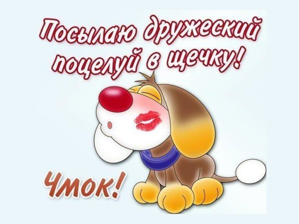 Открытки люблю целую