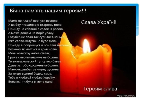 Вірш пам'ять про маму