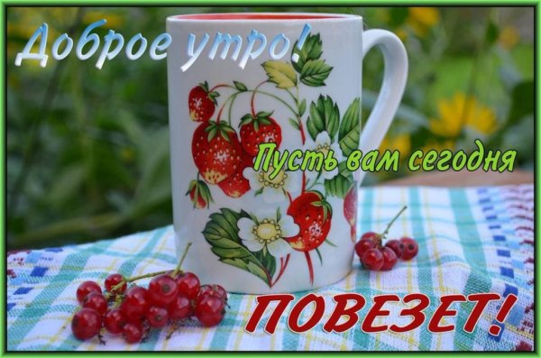 Утренний привет от меня