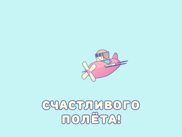 Счастливого полёта и мягкой посадки пожелания