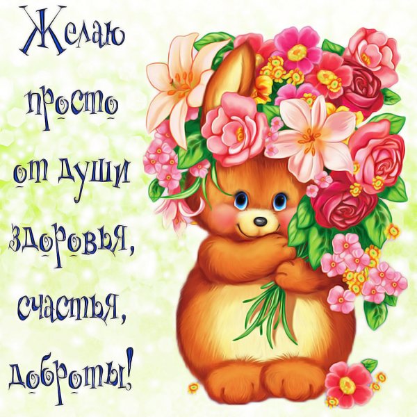 Спасибо тебе добрый человек