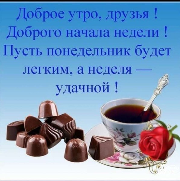 Пожелания с добрым утром понедельника