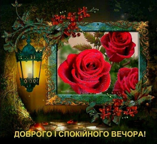 Хорошего вечера и приятных снов