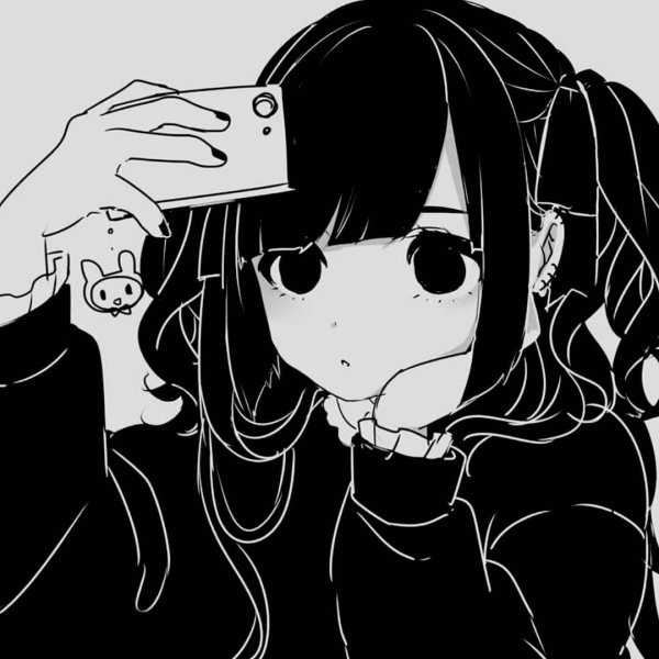 Аниме чб