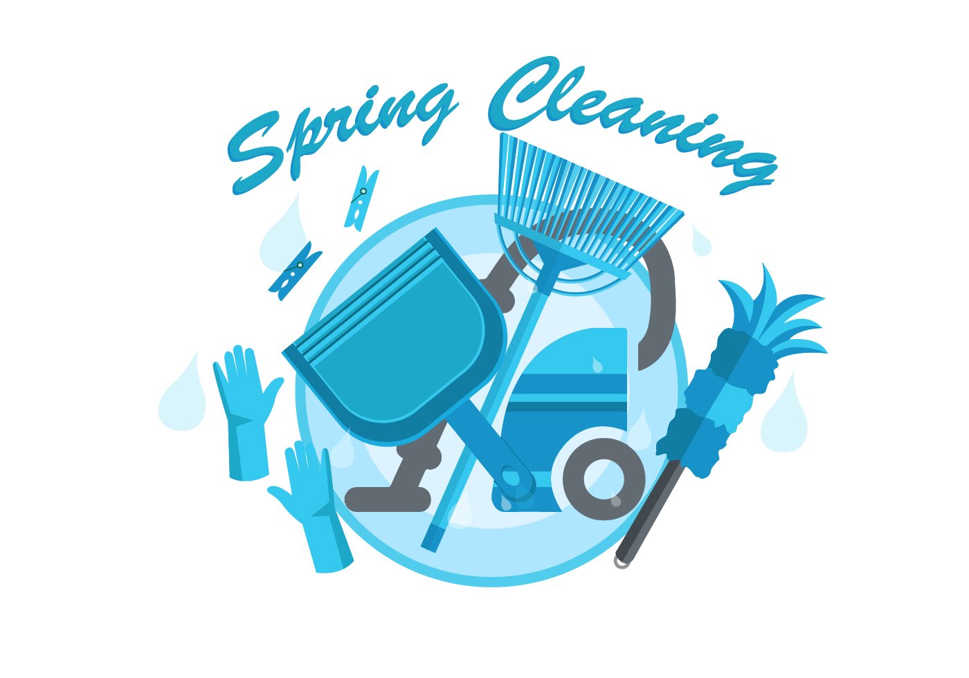 Клининг уборка логотип