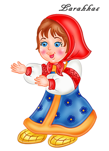 Персонажи сказки Репка внучка