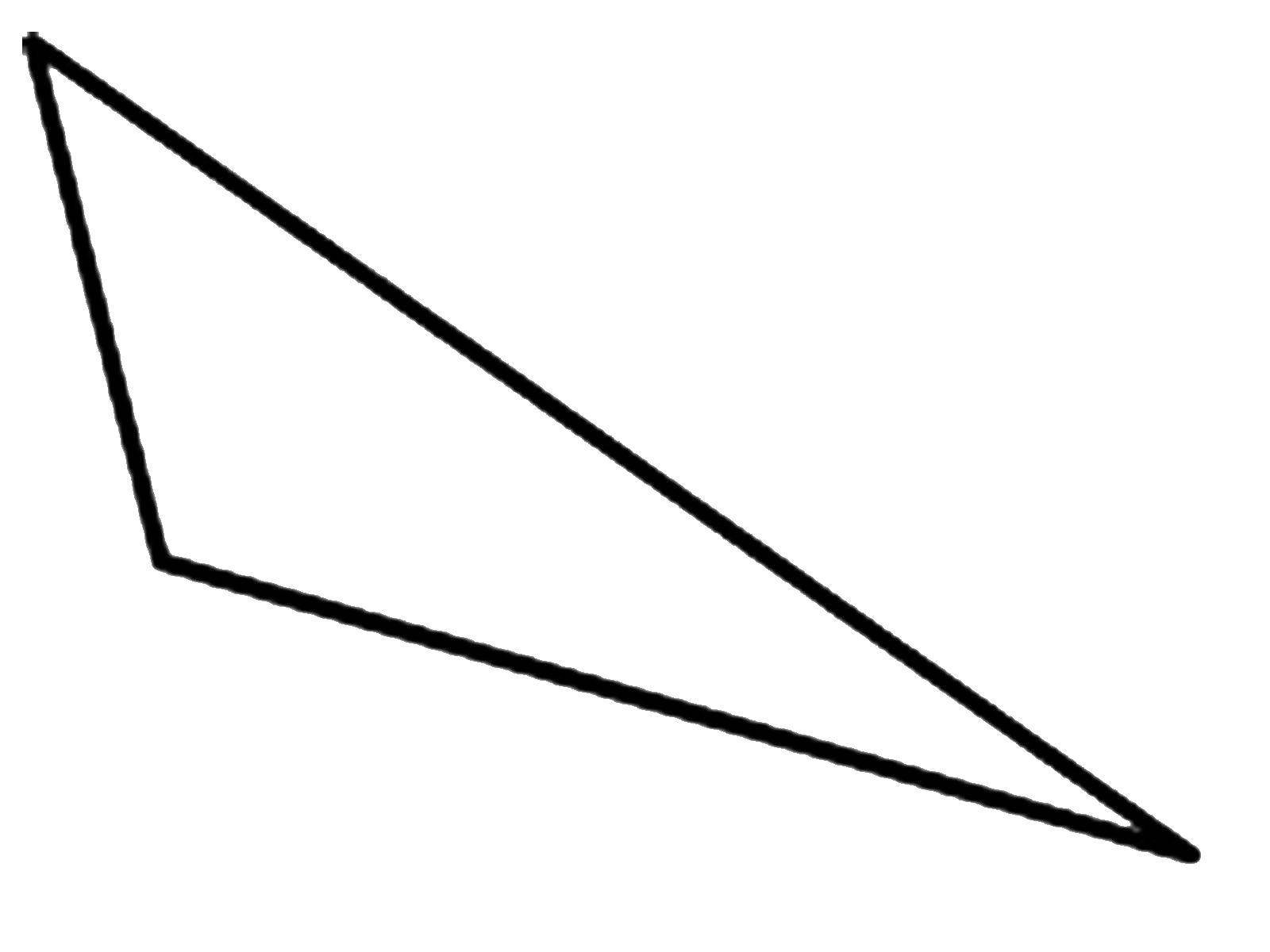 разносторонний прямоугольный треугольник фото