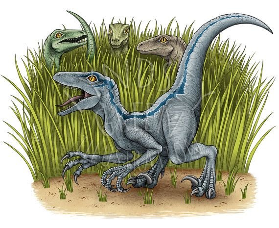 Парк Юрского периода Велоцираптор Блю