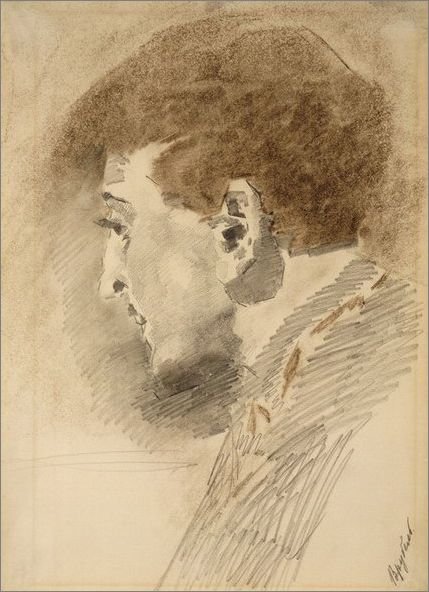 Врубель Михаил Александрович автопортрет 1885