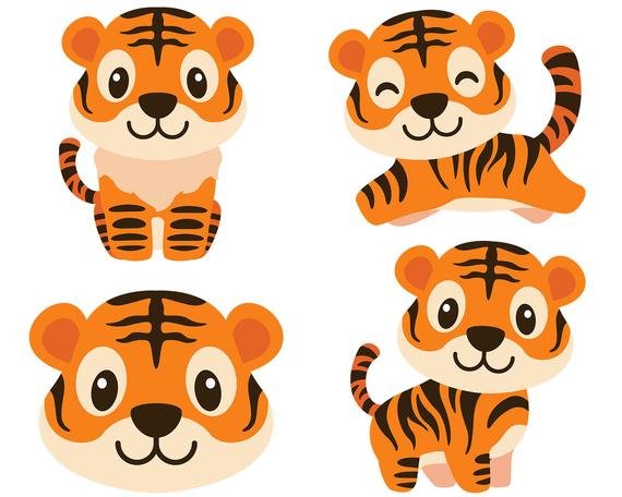 Картинки тигра ладошкой (49 фото)