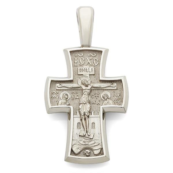 Золотой крест- Распятие. Архангел Михаил»