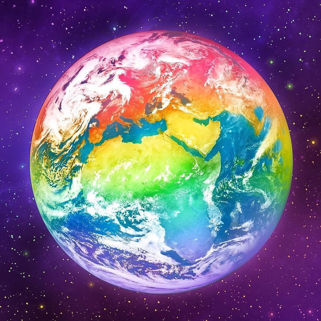 Картина земли. Планета. Планета земля. Яркая Планета. Разноцветная земля.