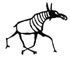 Томская писаница Лось