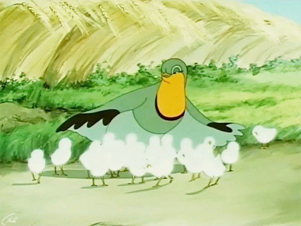 Оранжевое горлышко мультфильм 1954