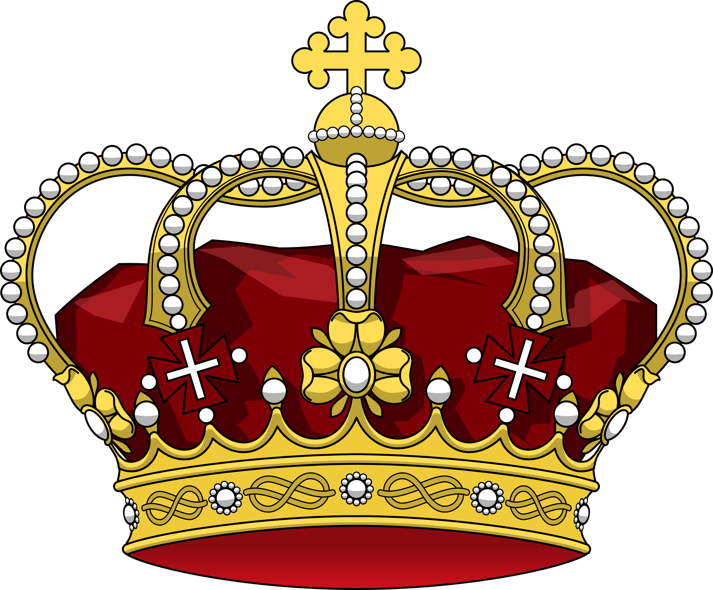 Царские элементы. Корона монарха Король. Геральдическая корона императора. Корона короля Дании Кристиана IV. Корона Король King.