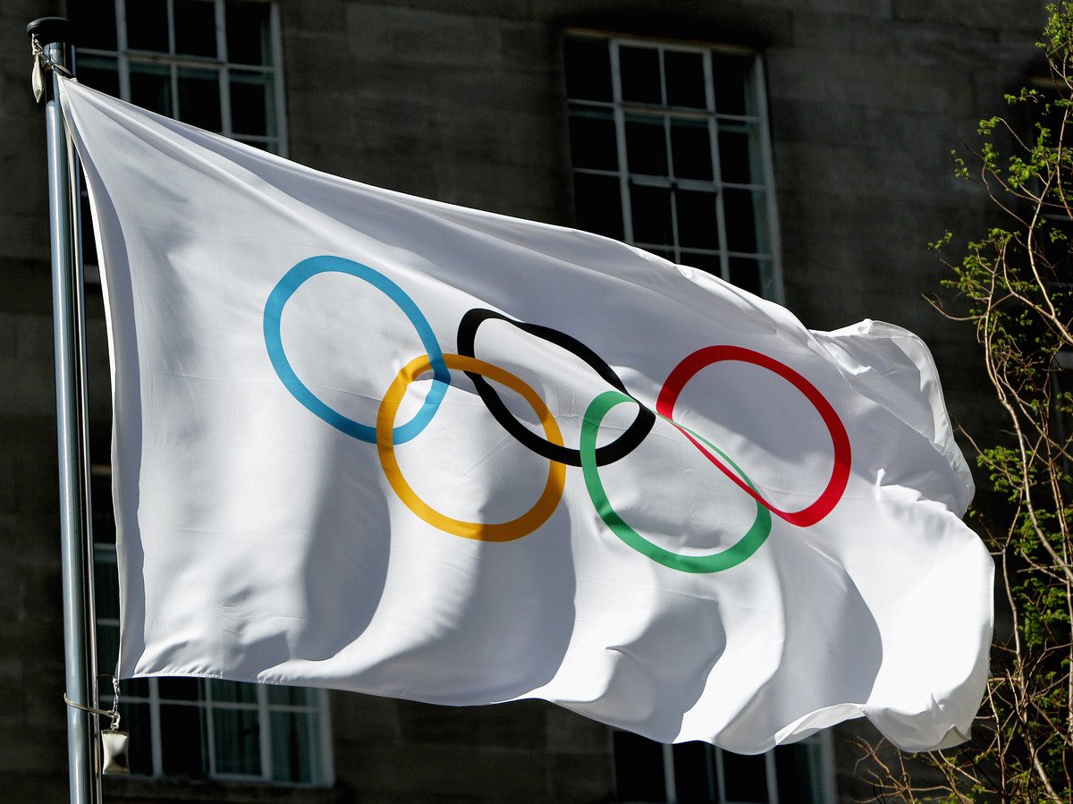 Олимпийский флаг картинки