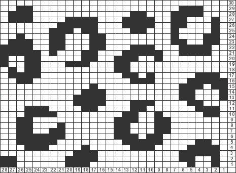 Леопардовый филейный узор