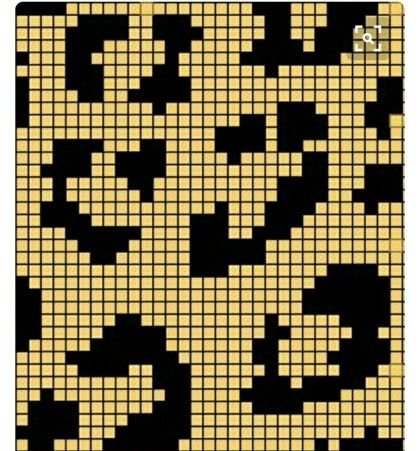 Жаккардовые узоры леопард