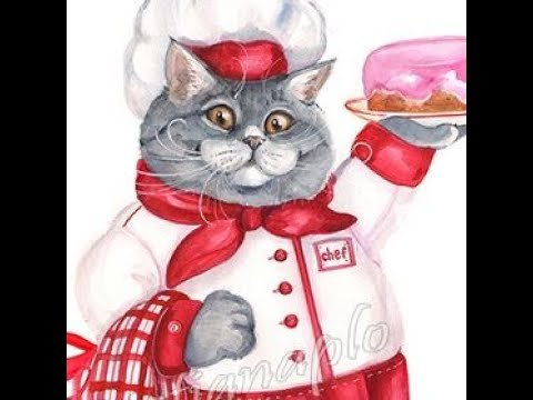 Кот-повар Татьяна Пловецкая