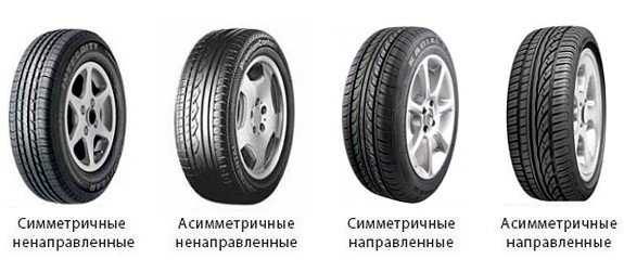 Как правильно установить шины с направленным рисунком протектора