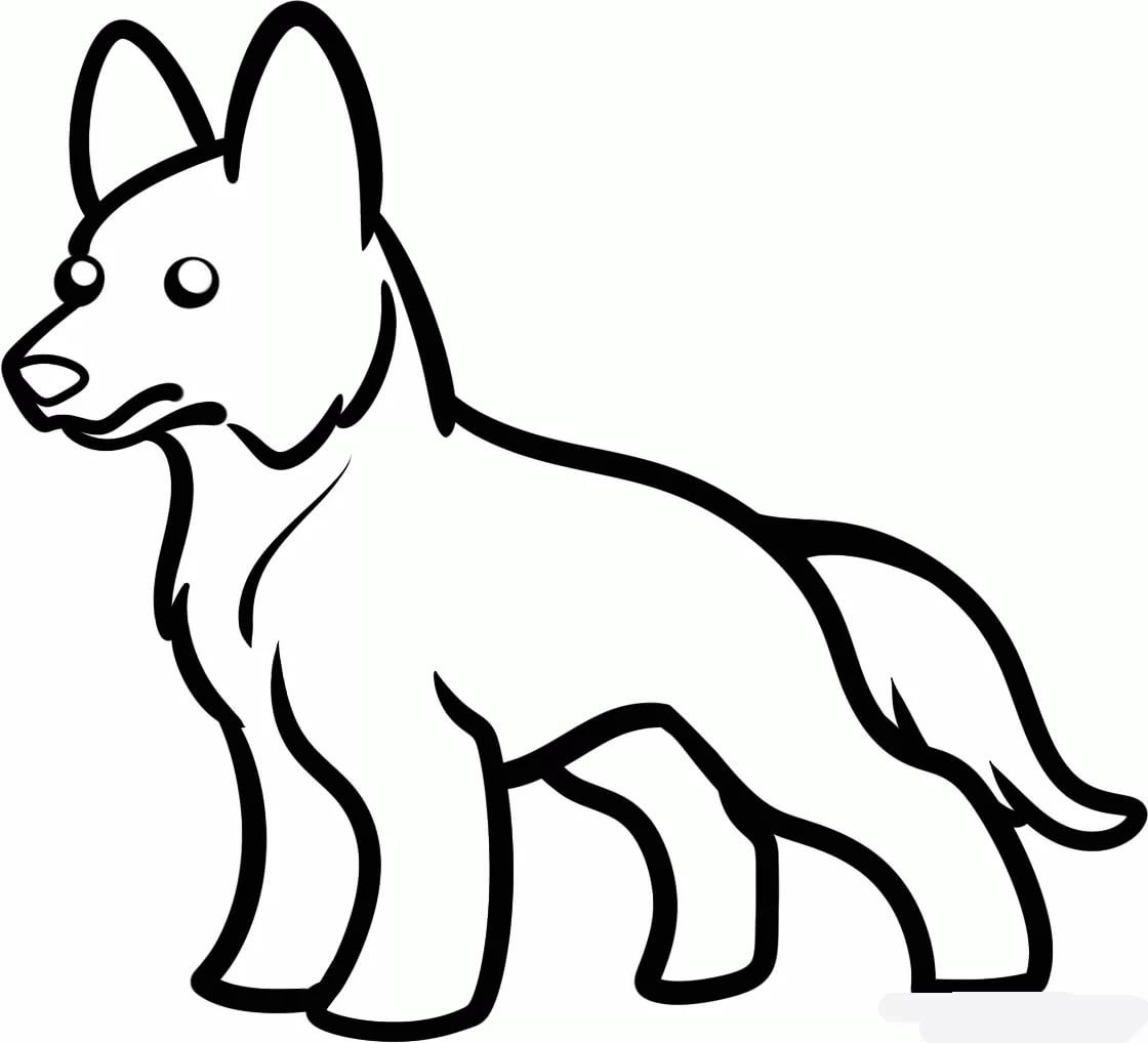 Собака карандашом легко для детей. Рисунок собаки легкий. Собачка для рисования. Какнарисовте собаку. Рисунок собаки карандашом для срисовки.