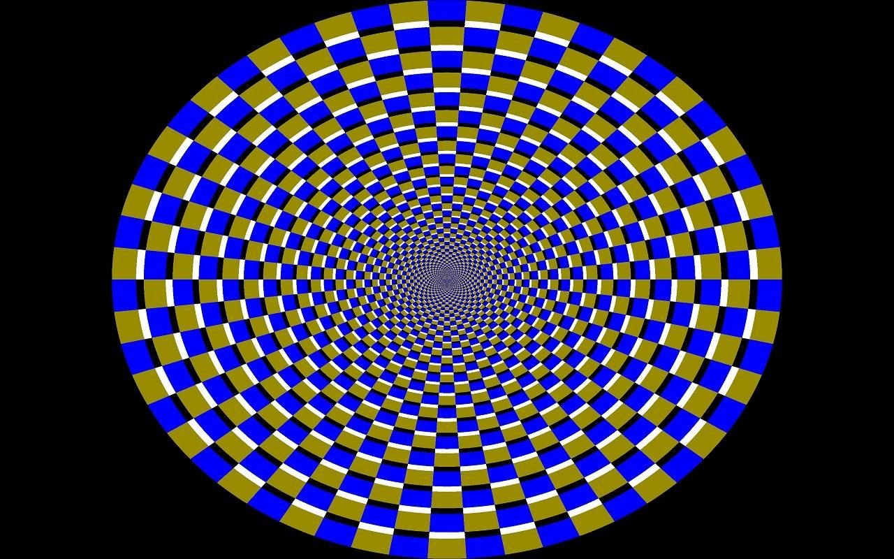 Иллюзия 9 букв. Вращающийся змей Акиоши Китаока. Оптические иллюзии. Иллюзия движения. Иллюзия зрения.