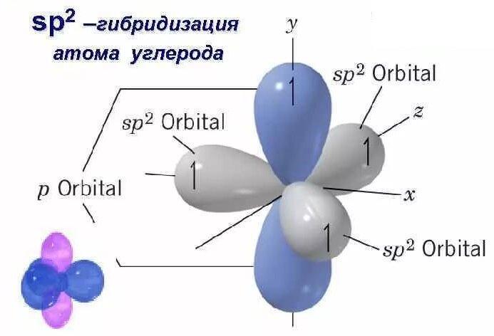 Стирол гибридизация атома. Sp3 гибридизация атома углерода. Пространственное строение sp2 гибридного атома углерода. Сп2 гибридизация орбиталей атомов углерода. Sp2 гибридные орбитали углерода.