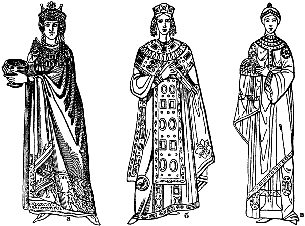 Костюм княгини Киевской Руси