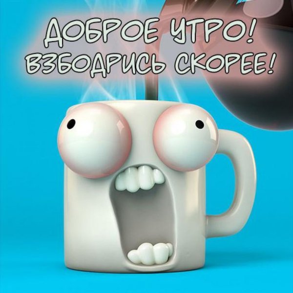 Открытки с добрым утром смешные